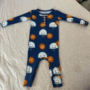 Posh Peanut Swish Long Sleeve Romper